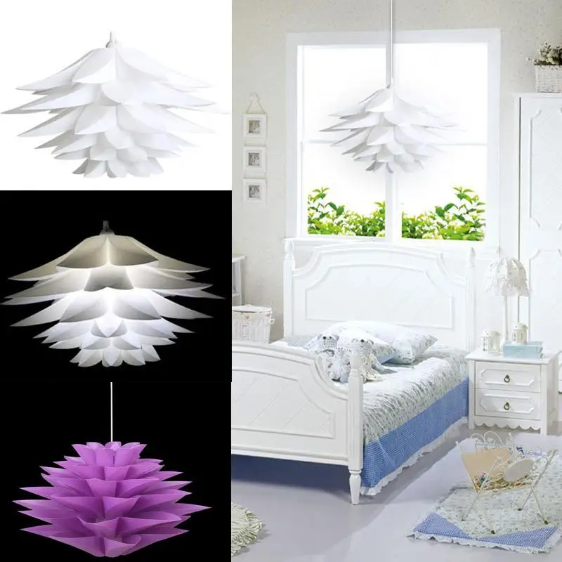 Nordic  Modern Lotus Chandelier Suspension Chandelier Hanging Jigsaw Light Ceiling Pendant Lamp for Living Room Home Decoration