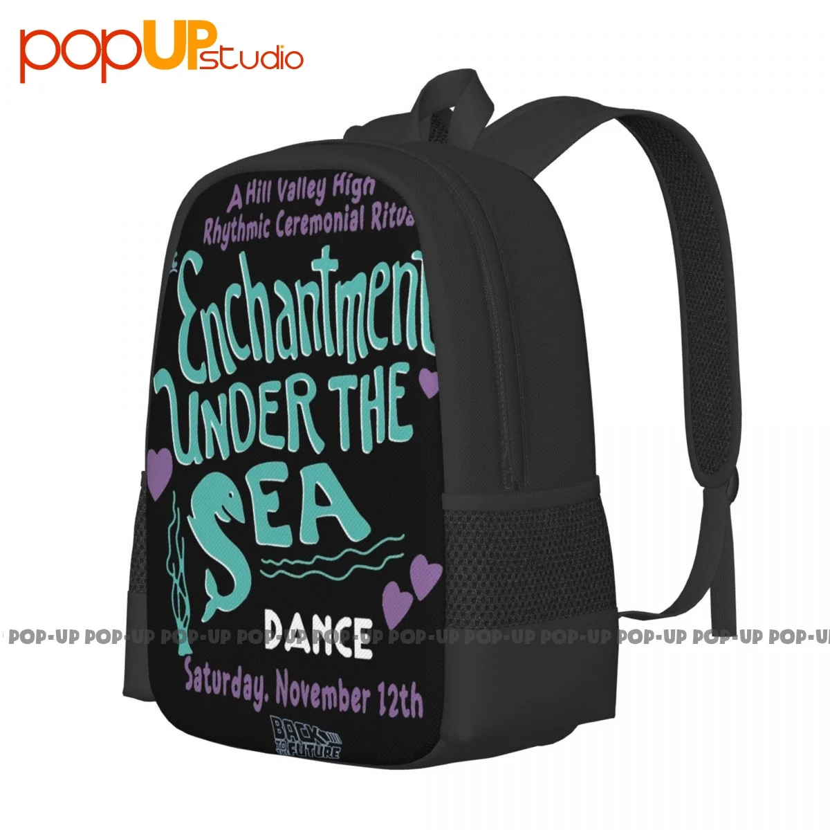 Back To The Future Under The Sea Backpack Large Capacity Travel Softback Personalised Riding Backpack