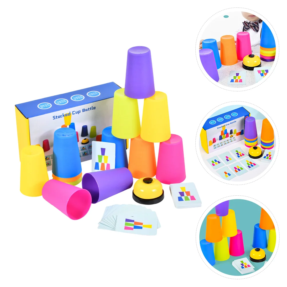 to Stack Battle Cup Game Child Children's Toys Sorting Stacking Paper Educational Plaything