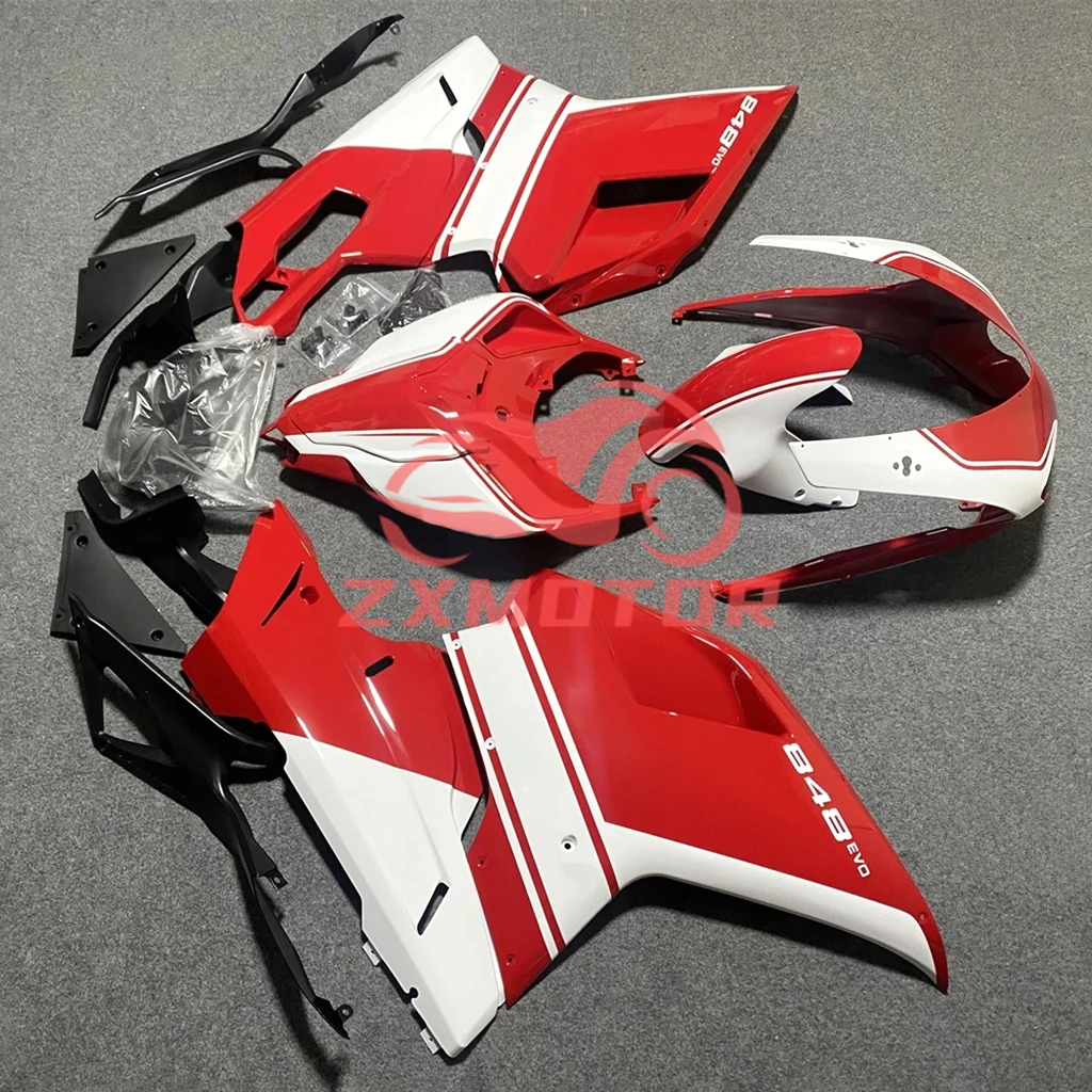 For DUAKTI 848 1098 1098S 1198 2007 2008 2009 Motorcycle Fairings 07 08 09 ABS Injection Accessory Fairing Bodywork Kit