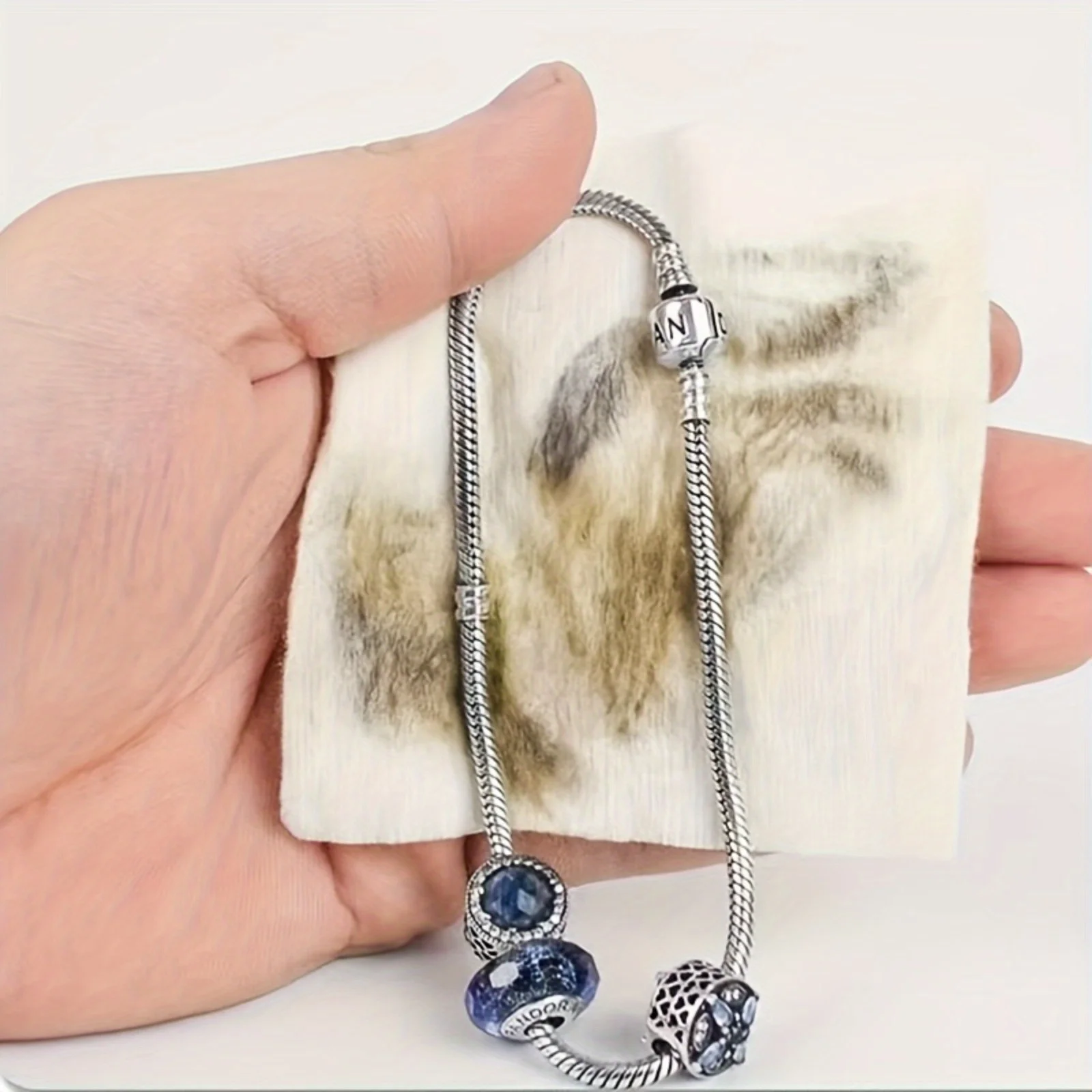 

10Pcs Gold Silver Polishing Cloth Jewelry Cleaning Cloth