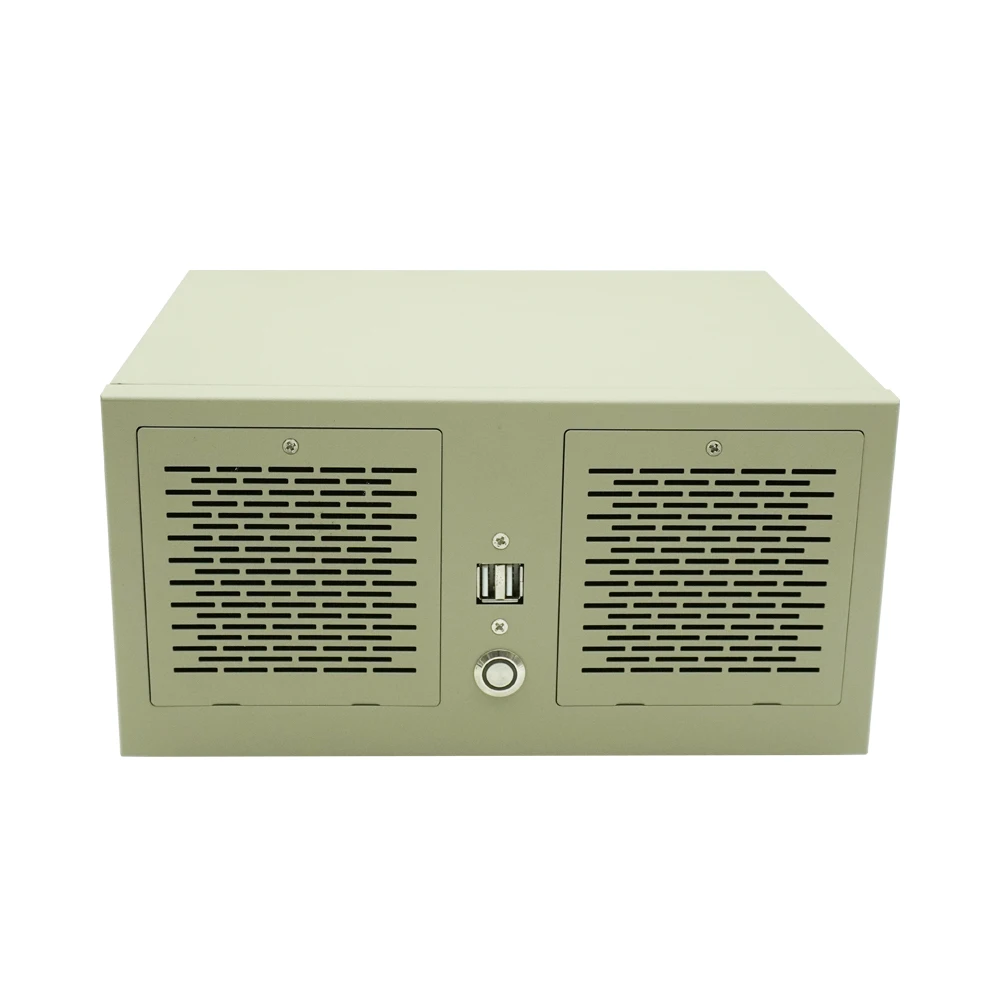 4U Rackmount Desktop PC Wall-Mounted Industrial Embedded Computer 10*USB 4*Gigabit LAN Win7/Win8/Win10 desktop mini pc