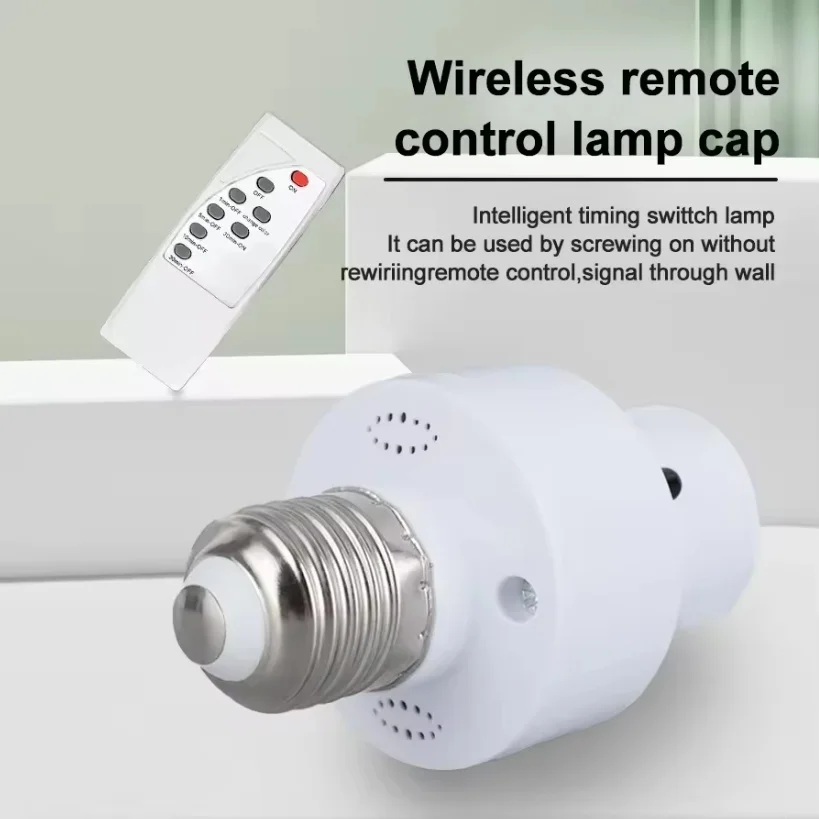 الذكية الأشعة تحت الحمراء للتحكم عن بعد LED امفولدر AC85-265V العالمي الموقت E27 لمبة المقبس سهلة التركيب للمنزل الممر المرآب #2