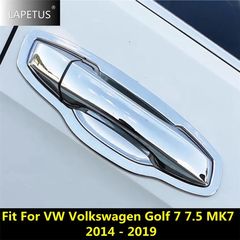 

Door Pull Doorknob Handle Catch Cap Cover Trim For VW Volkswagen Golf 7 7.5 MK7 2014 -2019 Car Chrome / Carbon Fiber Accessories