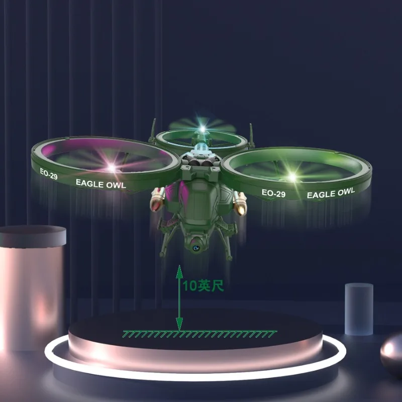 EO-29 escorpião venenoso rc drone com câmera wifi fpv quadcopter fotografia avião 4 eixos 6ch asa fixa aeronave rc