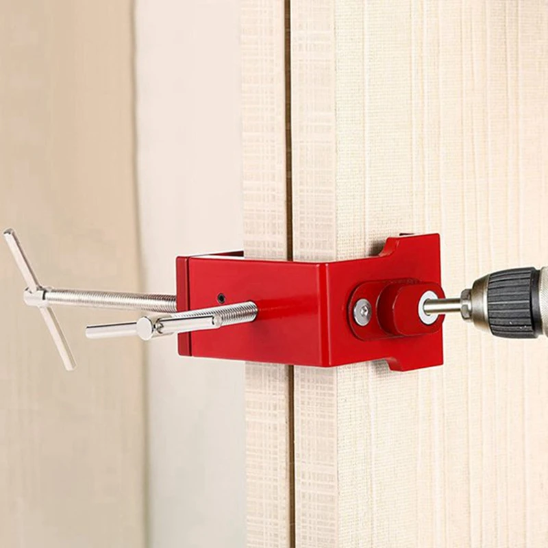 Pince de poinçon de travail de calcul, griffe d'armoire pour cadre de visage de barre, travail de calcul pratique, poinçonnage, armoires, installation de masse rouge