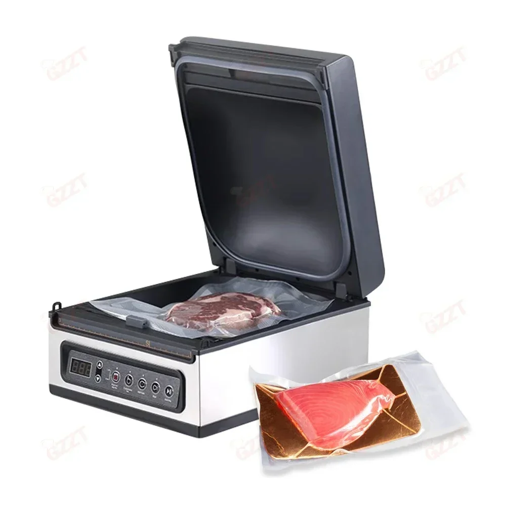 Small Table Desktop Type Electric Vacuum Packaging Machine For Home Commercial Bakery Kitchen With Automatic Marinating Function