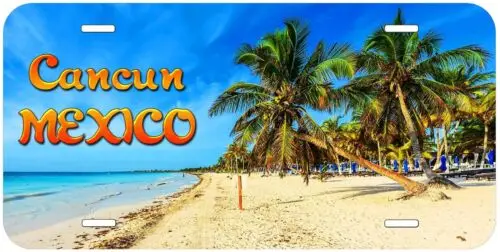 Mexico Cancun TAG06 Novelty Car License Plate Aluminum
