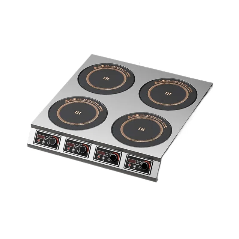 

Commercial multi-head induction cooker four-head high-power 3500W desktop multi-eye electromagnetic cooker braised