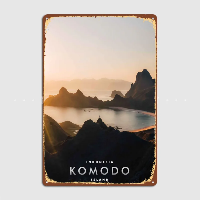 Komodo Island Metal Custom Sign Living Room Wall Indoor Decor Room Decoration Bedroom Posters Home Decor