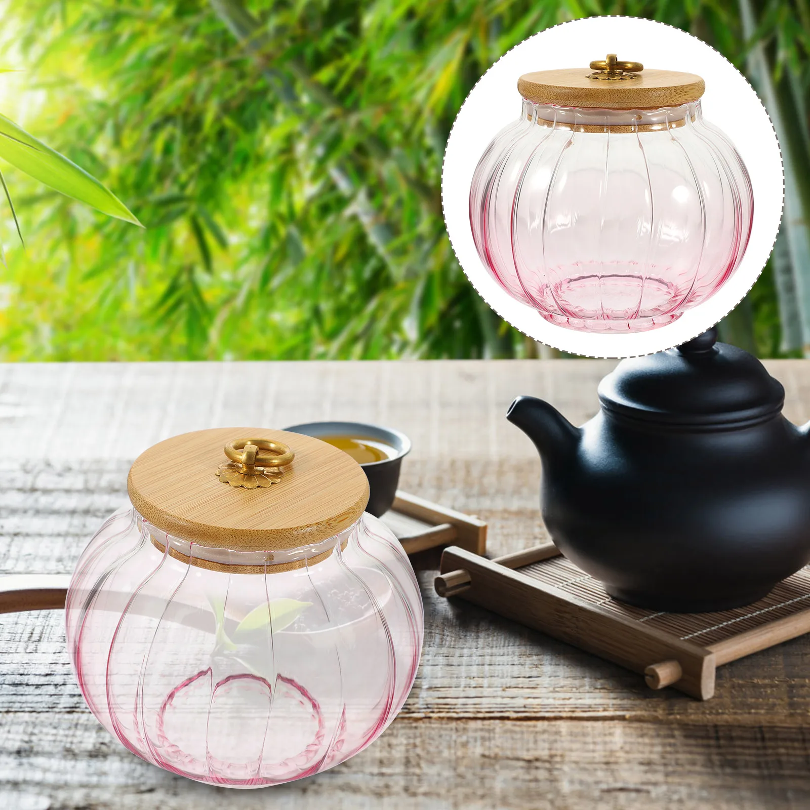 

Airtight Storage Jar for Food Fresh Container Kitchen Household Sealed Glassware with Lid Thickened Glass Safe