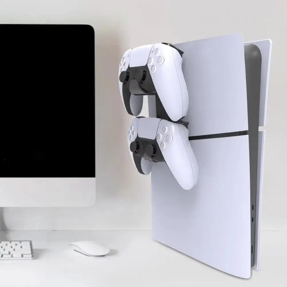 Headphone Storage Rack Compact Foldable Gaming Headphone Controller Organizer for Ps5 Slim Strong Load-bearing Storage Rack