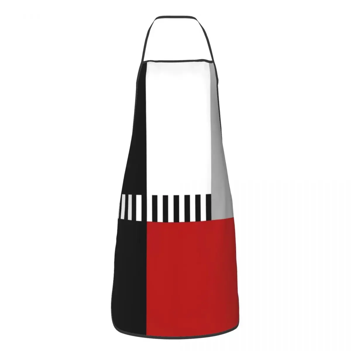 Geometric Stripes Pattern Apron Women Men Abstract Adult Unisex Kitchen Chef Bib Tablier Cuisine Cooking Baking Painting