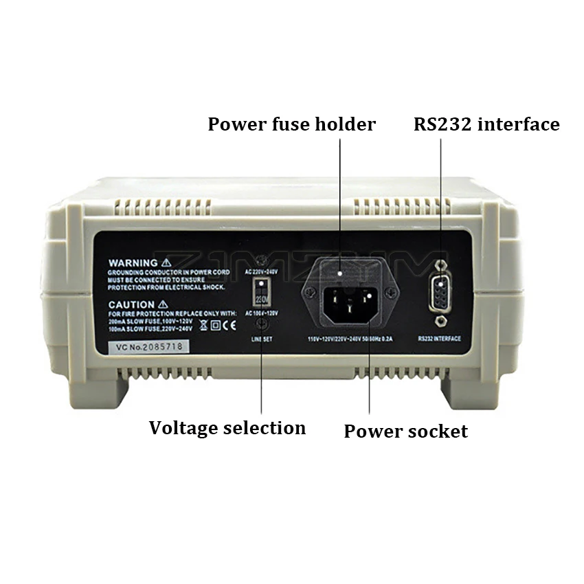 New VC8145 Desktop Digital Multimeter High Accuracy Dual Display Multimeter Autoranging Digital Bench Top Multimeter 110V-220V