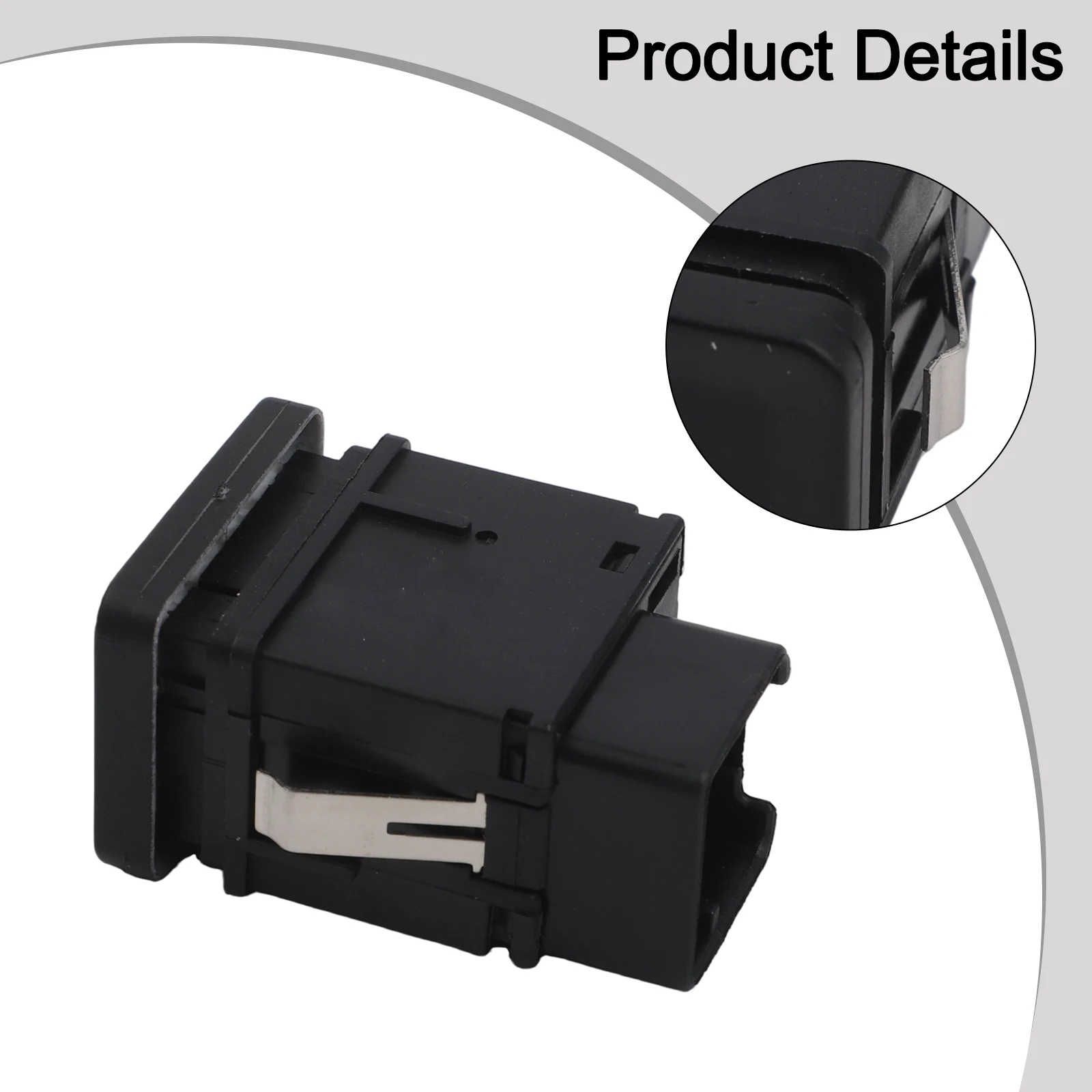As Shown In The Figure Handbrake Switch Plastic metal Components DIY Friendly Easy Installation Aftermarket Compatible