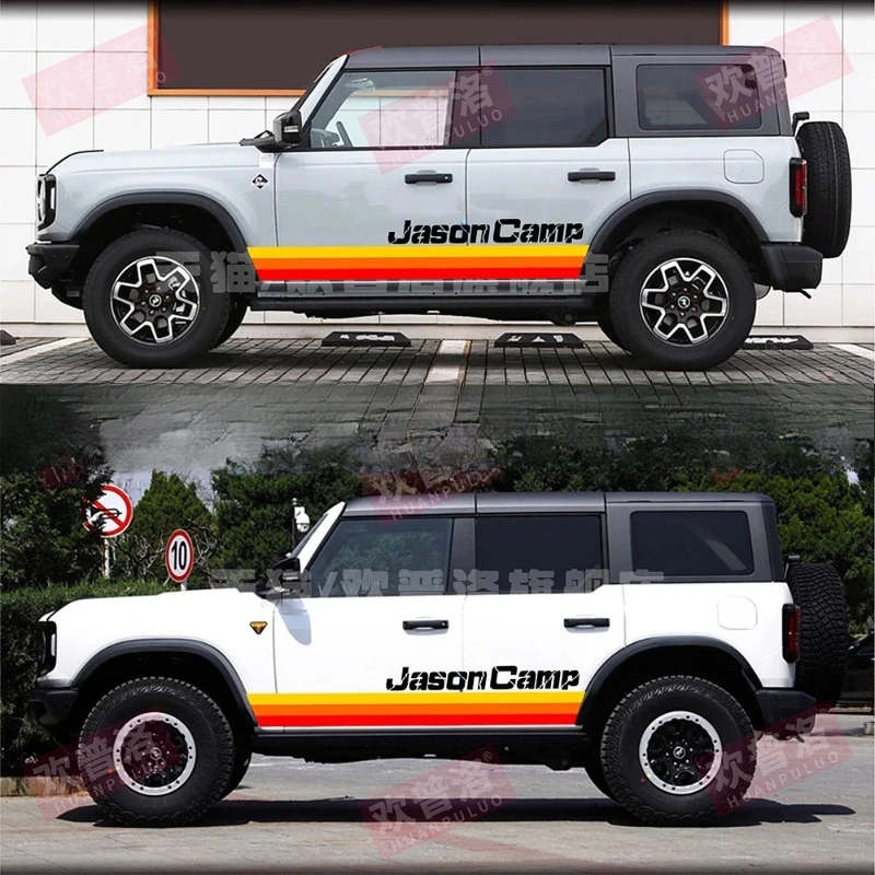 

Автомобильная наклейка, виниловая наклейка для Ford Bronco, спортивное украшение, аксессуары для пленки на заказ