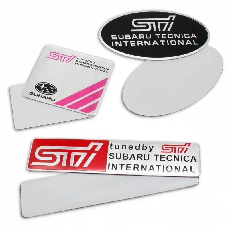 1 قطعة تصفيف السيارة الجانب الحاجز الخلفي الجذع ملصق الشارات لسوبارو STI Outback امبريزا ليجاسي WRX XV فورستر الصاعد اكسسوارات #4