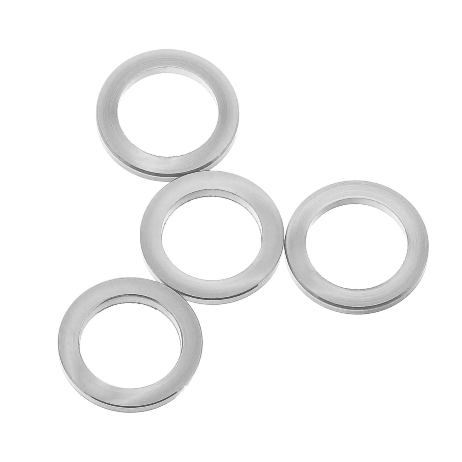 4Pcs Metal Flat Washers for Bike Screws Bolts Headset Stem Spacer Road Mountain Bicycle Repair Heavy Duty Screw Washers Flat