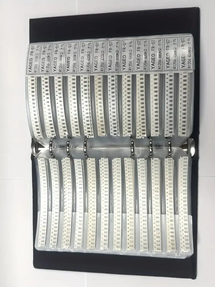 4250/8500 PCS/LOT  RC0603 FR-07 0603 1% SMD Resistor Sample Book 0R~10M Tolerance 170 Values 25pcs 4250 pcs Resistors Kit