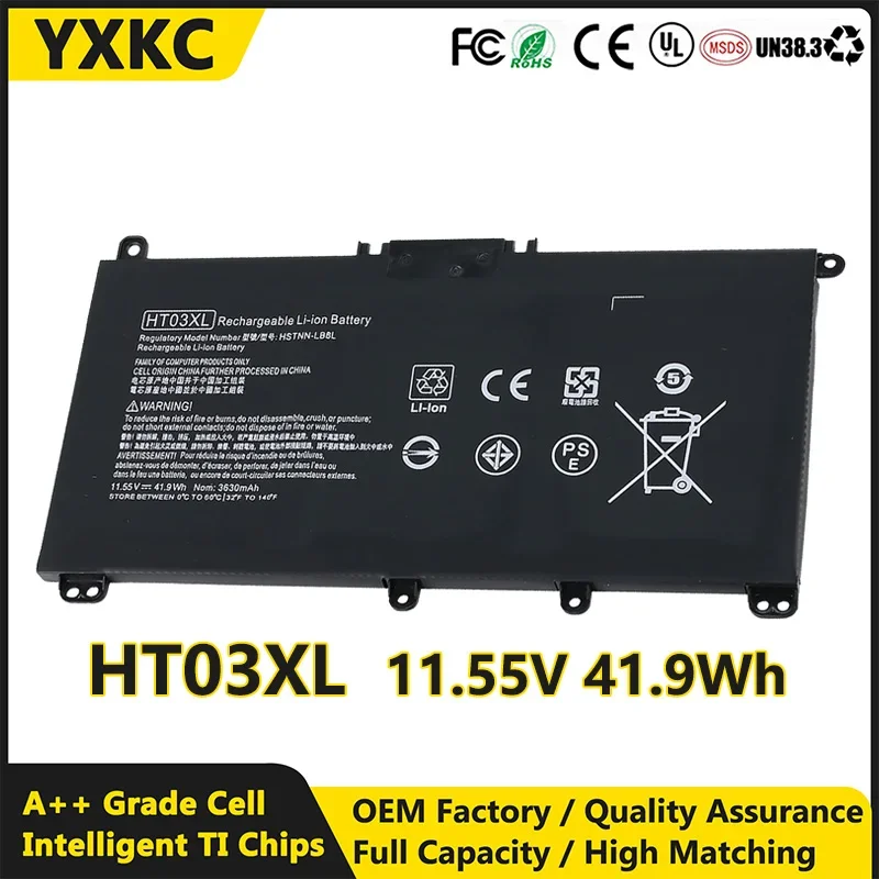 

HT03XL OEM factory HP notebook laptop battery computer for HP laptop TPN-Q207/TPN-Q208/TPN-Q209/TPN-C135/TPN-C136/TPN-I130/I131