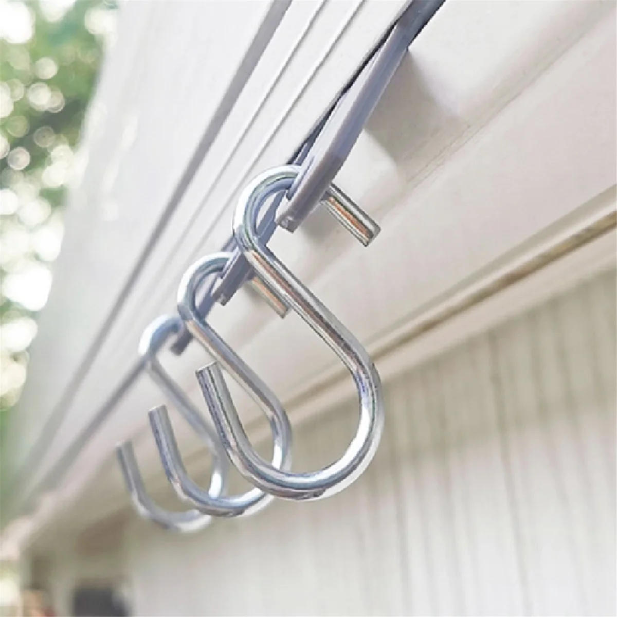 # 75A ชิ้นส่วนและอุปกรณ์เสริมยานยนต์, 9 ชิ้น S-Shape Camping กันสาดตะขอคลิป Racks สําหรับ RVs Caravan, สีเทา