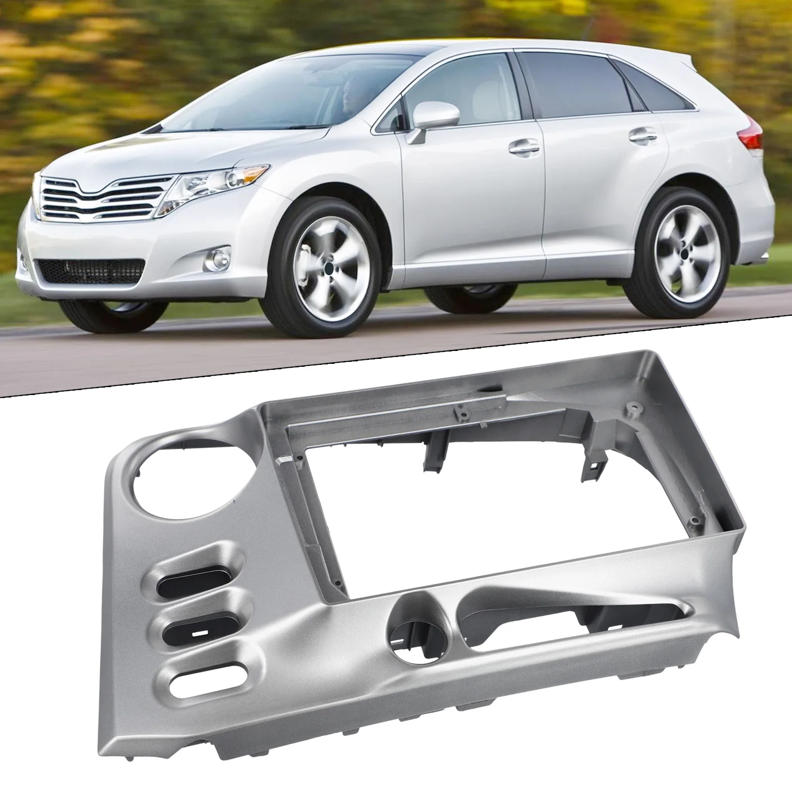

Fascia Stereo Radio Bezel Panel Frame Accessories DVD Repair Replacement For Toyota For MATRIX 2003-08 Long Lasting