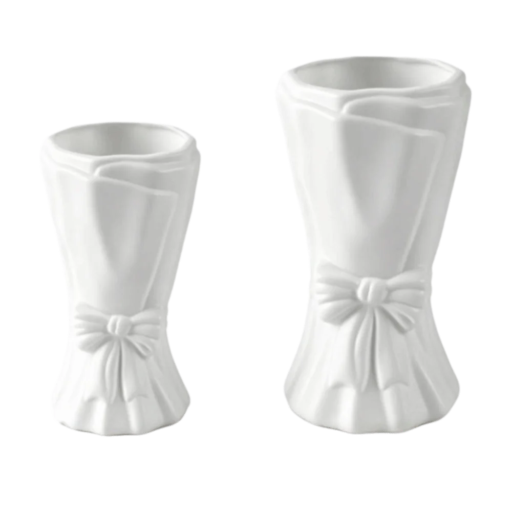 Home Decor Nordic Style Flower Bouquet Vase Creative 3D Printing Desktop Ornament Modern Art Flower Display Container Gift
