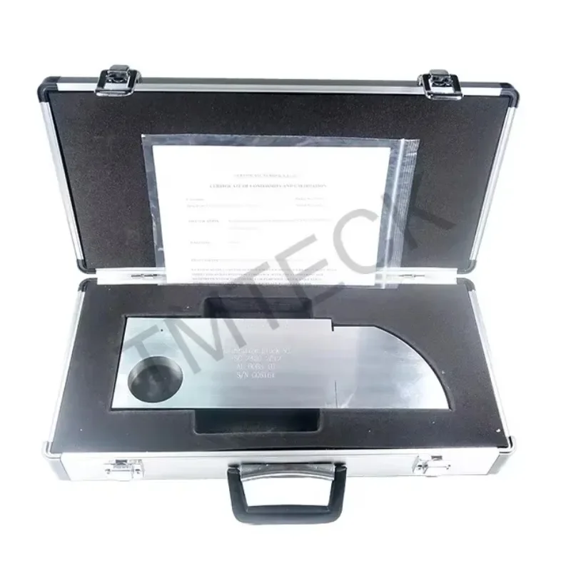 New Aluminum V1 Type Ultrasonic Calibration Test Block Inch Version IIW-Type 1 Block