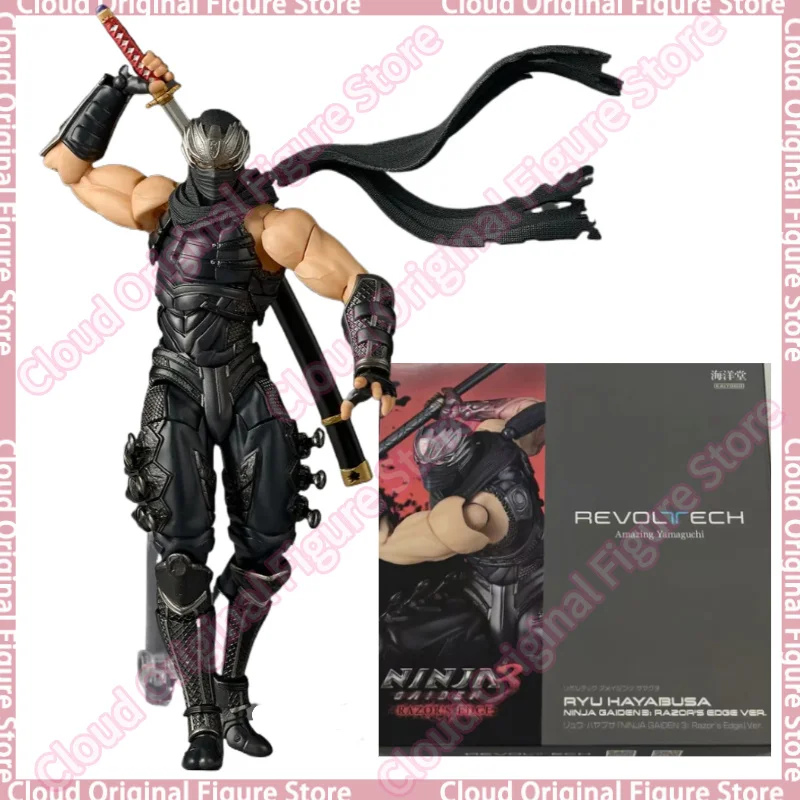 En Stock 100% Original KAIYODO Revoltech RYU HAYABUSA NINJA GAIDEN 3: Versión Razor's Edge Juguetes de Modelismo Movability HOBBY