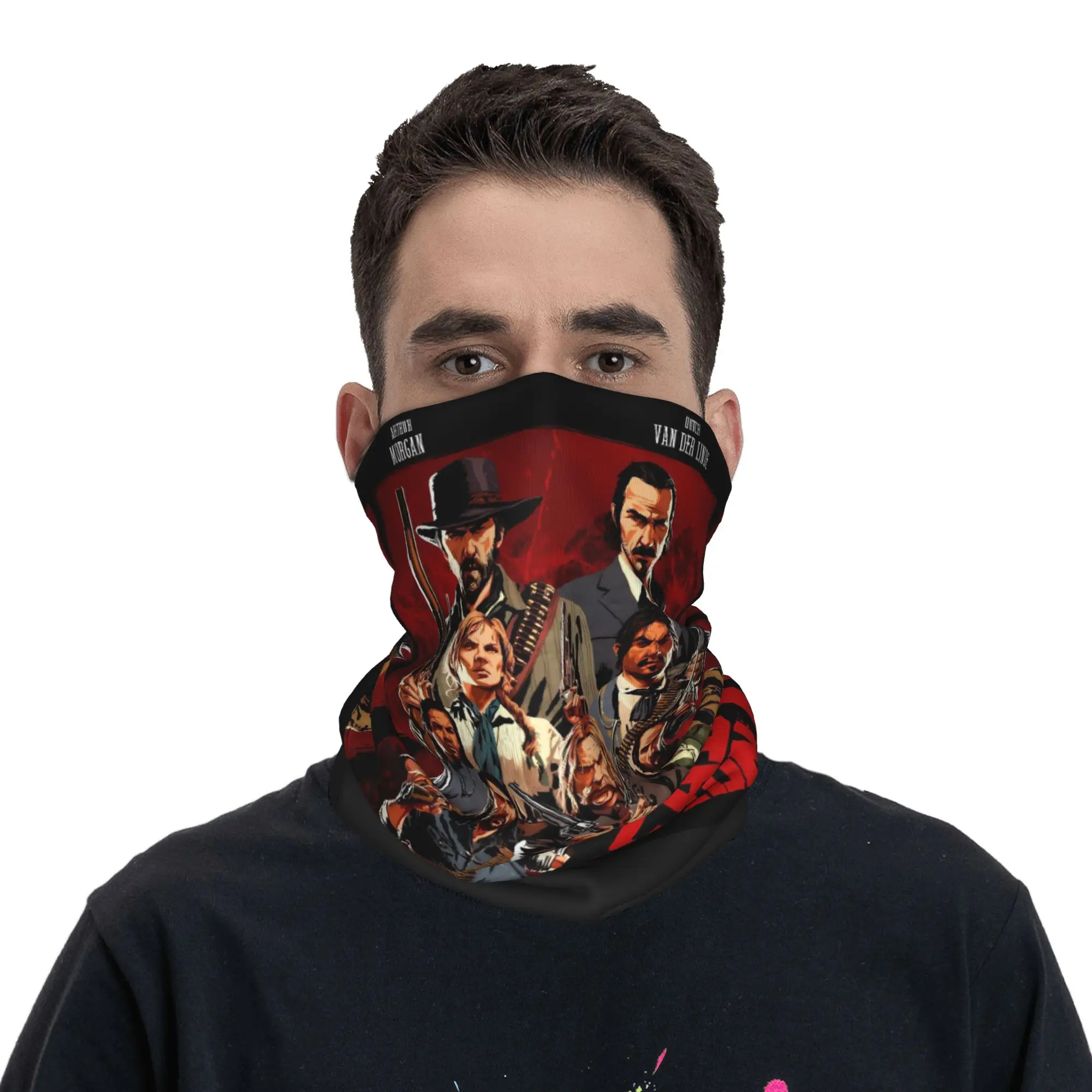Red Dead Redemption Bandana Trendy Balaclava Spring Hunting Fishing UV Protection Cycling Mask Soft Motorcycle Face Mask