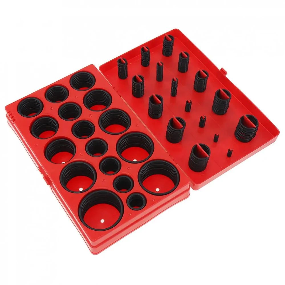 419 قطعة المطاط العالمي O-حلقة تشكيلة مجموعة Buna-N طوقا ختم استبدال للسباكة السيارات صنبور إصلاح السباكة #5