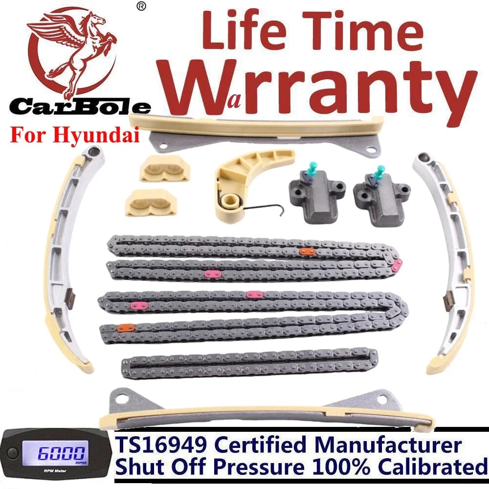 

Timing Chain Kit Fits Kia 2015-2021 Sedona 3.3L / 2014-2020 Sorento 3.3L Durable