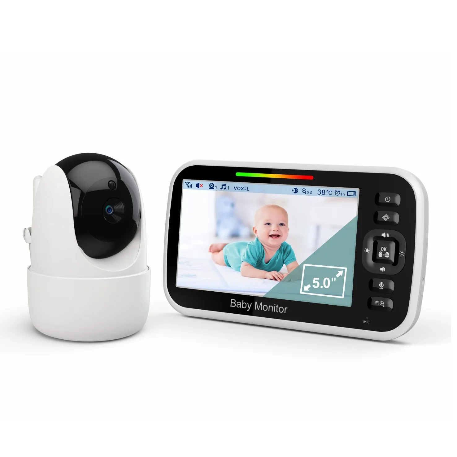 5 inch baby monitor baby monitor childsmart night vision intercom baby monitor