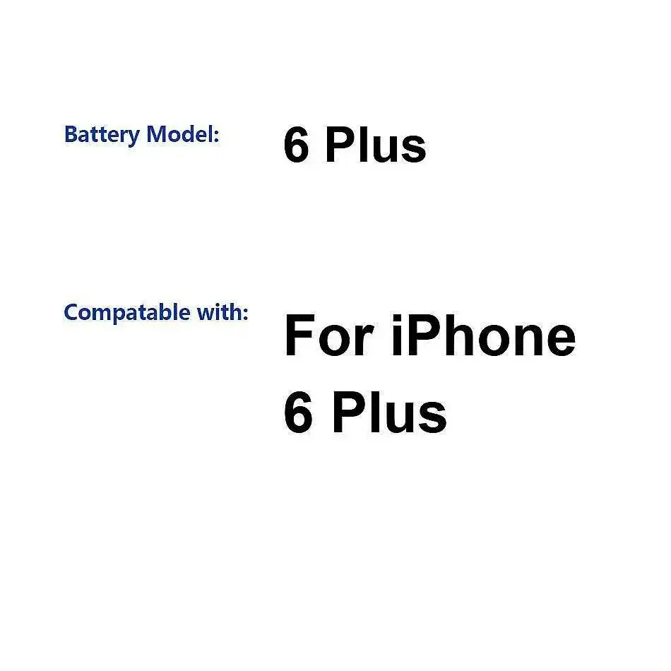 

2915Mah High Capacity For Apple Iphone 6 Plus Mobile Phone Battery