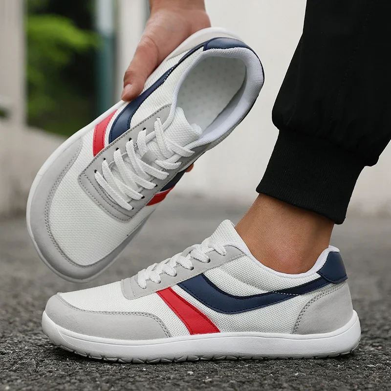 Men's Casual Skateboarding Shoes Multifunctional Fashion Shoes Women's Mesh Flat Shoes Mode Femme 2025 Nouveaut É Bare Foot