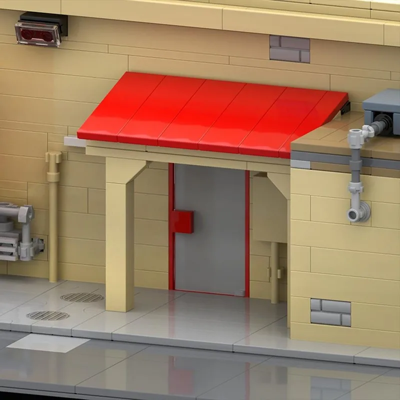 都市の街並みモックビルディングブリックレストランを破壊するモデルテクノロジーモジュラーブロックおもちゃDIY組み立てクリスマスセットギフト