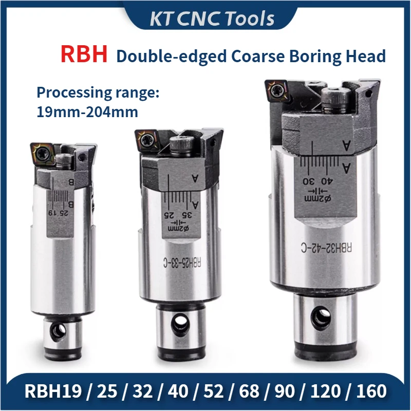 KT CNC RBH20 RBH25 RBH32 RBH40 RBH52 RBH68，BT40 SK40 HSK63A NT40 LBK tool holder Bracket tool, CCMT0602 CCMT09T3 CCMT1204 insert