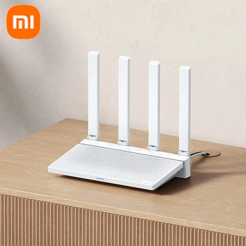 

Маршрутизатор Xiaomi AX3000T 2,4G 5G Mesh WiFi 6, маршрутизатор — проникновение стен, онлайн-защита детей, эффективный повторитель