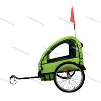 16 Inch Wheel Children Bicycle Trailer With Two Seat Bike Trailer