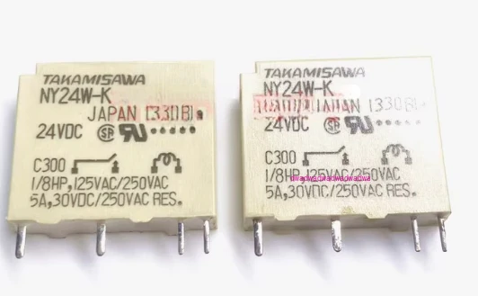 Original Takamizawa NY24W-K NY12W-K NY5W-K 24V 12V 5V Relay Mitsubishi Delta PLC