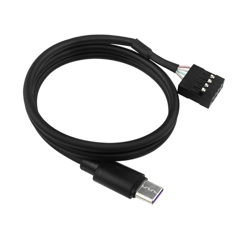 9Pin To Type C USB Cable Computer Motherboards Power Cable For Secondary Screen PC LCD Screen Fast Charging And Data Sync