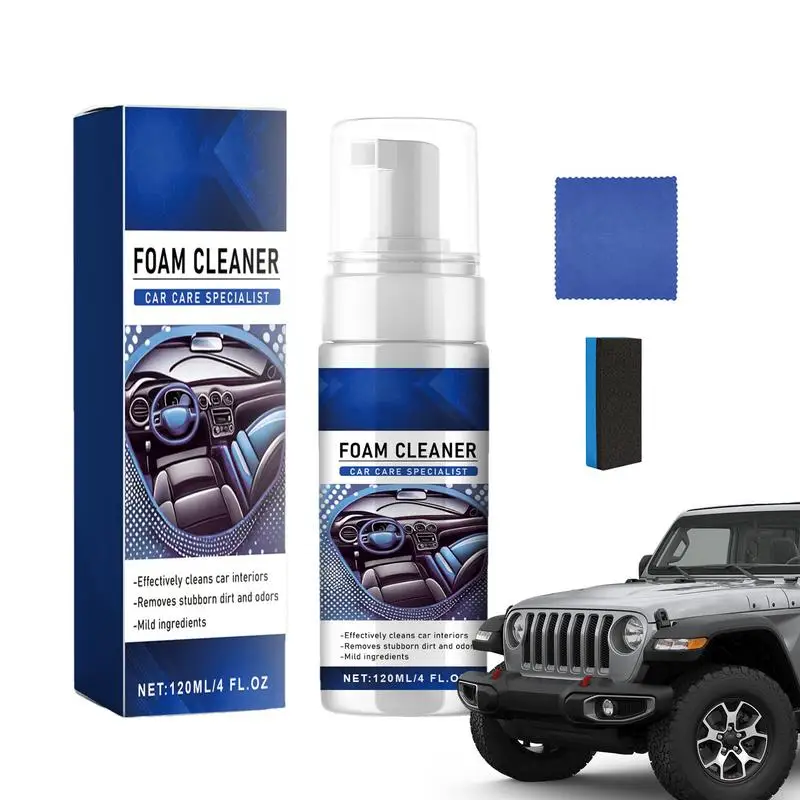 

Car Exterior Restorer 120ml Car Exterior Restorer And Interior Cleaner Non-Greasy Multifunctional Car Polish Spray For Door