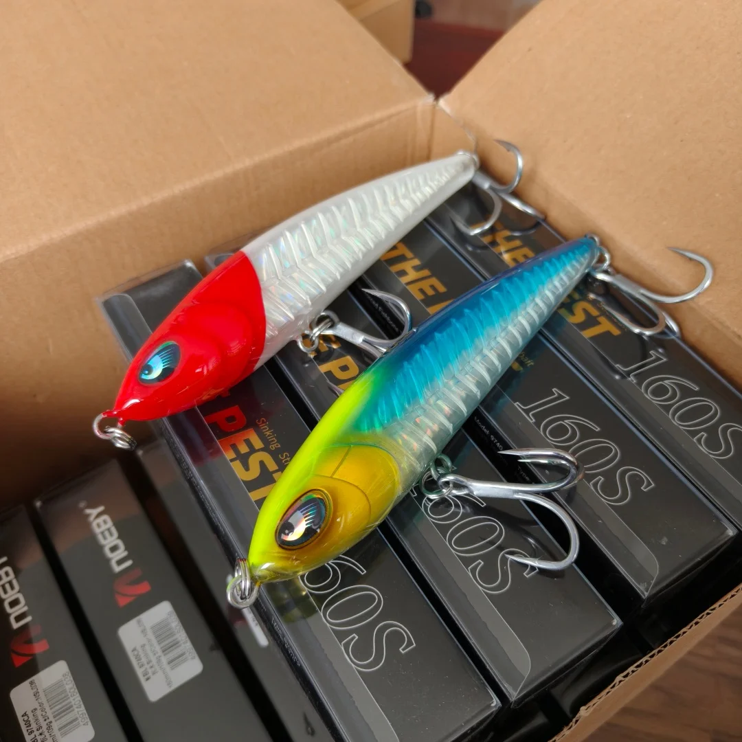 

Large Size 16cm 109g Sinking Pencil Hard Lure Sinking Design Bionic Bait Professional Fishing Tackle for Deep Water Angling