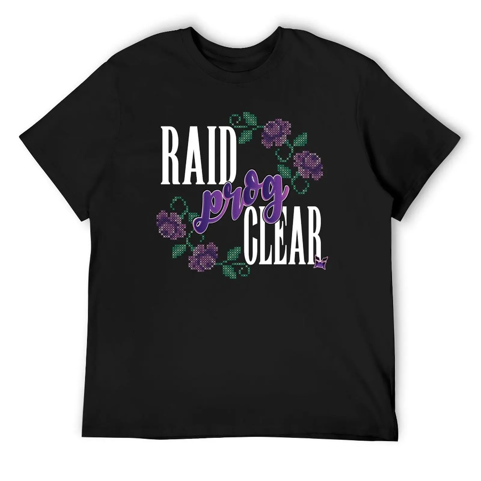 raid, prog, clear (savage) T-Shirt cute clothes sweat oversizeds heavyweights Men's t shirts