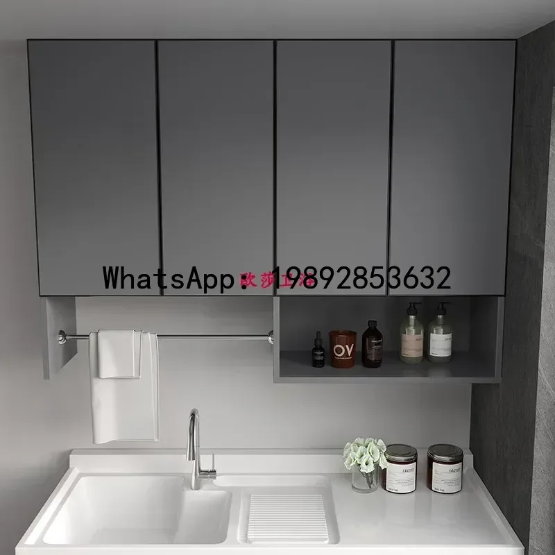 LYY Alumimum Balcony Wall Cupboard Shoe Cabinet Wardrobe Wash Wardrobe Locker