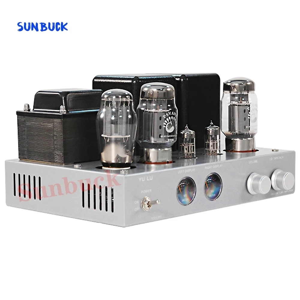 Sunbuck KT88 6N2 5Z3P Vacuum Tube Amplifier Single-ended 15W 2.0 KT88 Vacuum Tube Power Amplifier Audio