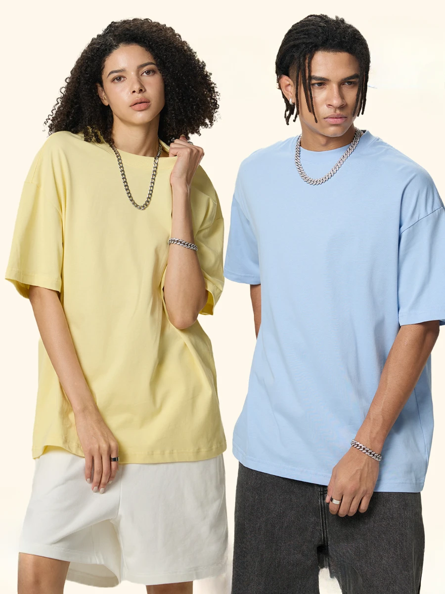 

Sumuyoo Summer Women's 100% Cotton O-Neck T-shirt Vintage Short sleeve Loose T-Shirts Female Solid Color Hip Hop Casual Tees