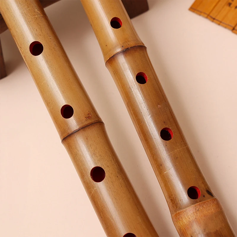 Transverse Sweet Flute Professional Bamboo Wooden Flute Piccolo 5 Hole Traditional Musical Instruments for Adults Alto Saxophone