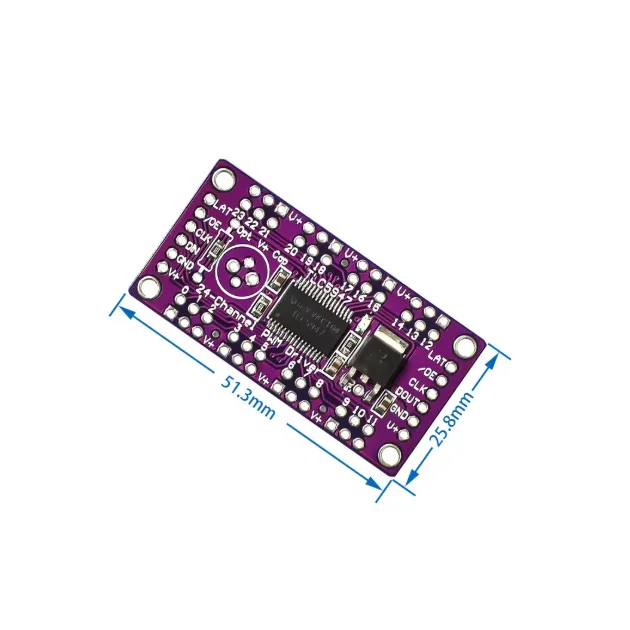 TLC5947 12BIT PWM Pulse Width Modulation 24 Channel Output Channel LED Driver Module