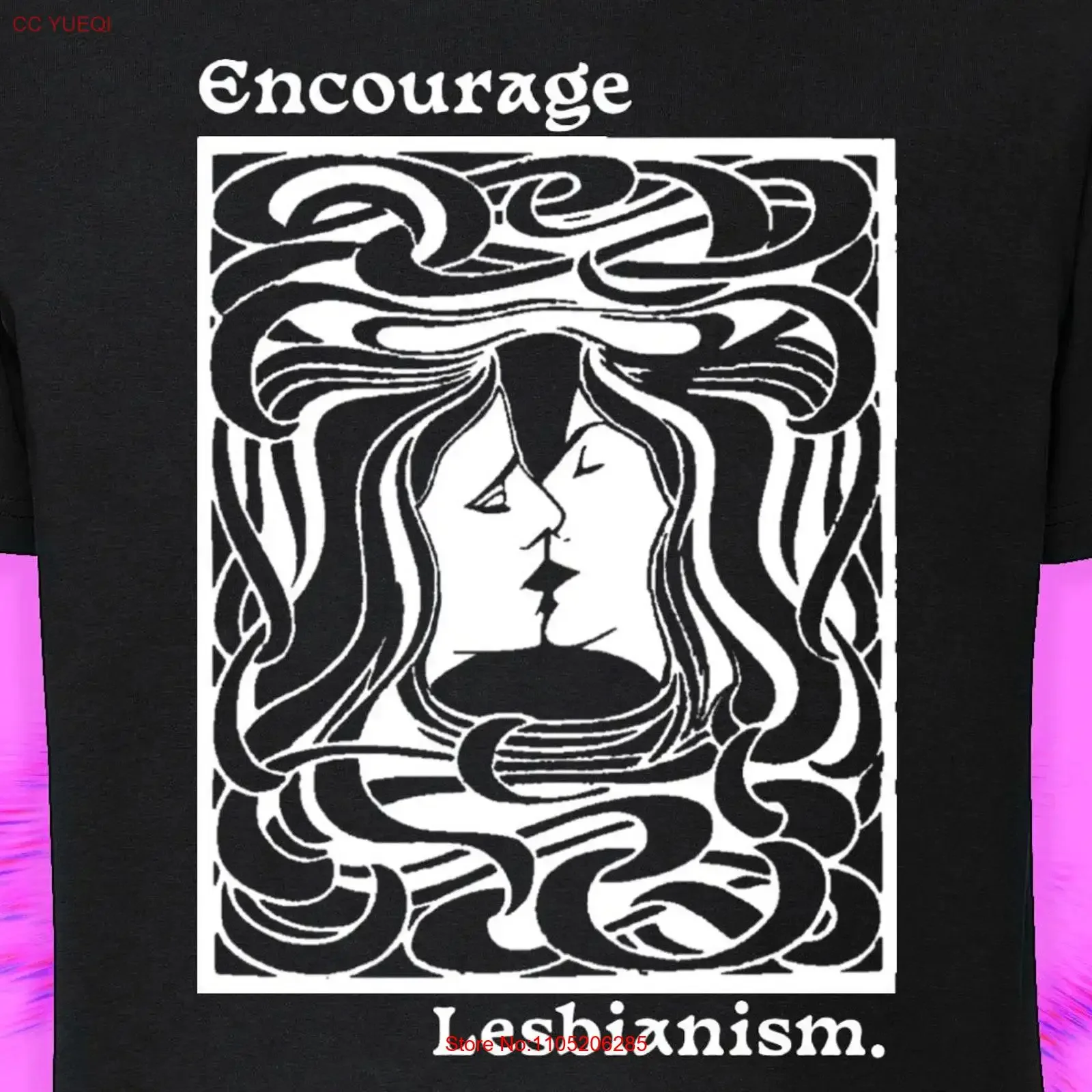 Encourage Lesbianism vintage gay liberation style tee vintage Washed Breathable Casual Slightly Unisex Stretched Stylish